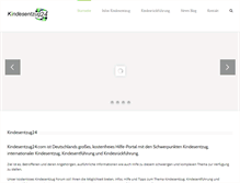 Tablet Screenshot of kindesentzug24.com
